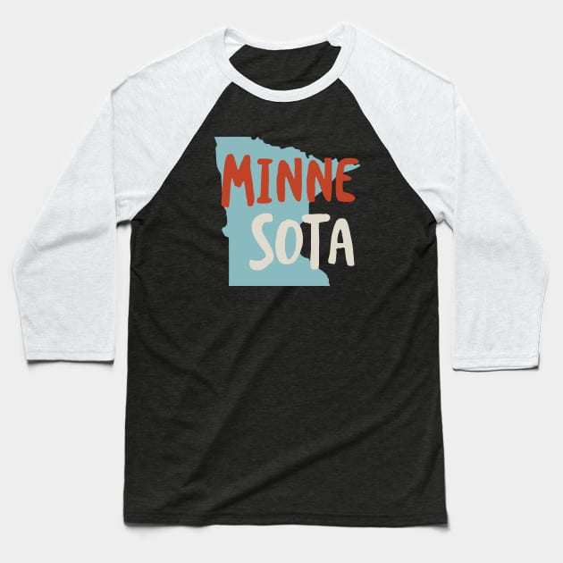 State of Minnesota Baseball T-Shirt by whyitsme